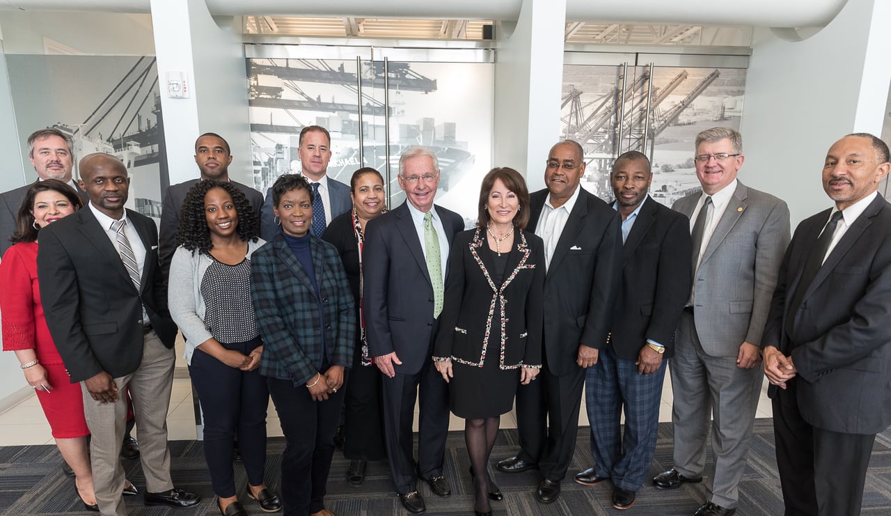 Harris County Commissioner Rodney Ellis Tours Port